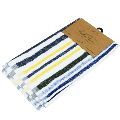Knotco Yarn Dyed Kitchen Towels (Set of 2)