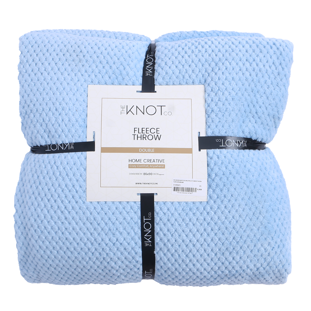 Luxury Plush Fleece throw ( 86 x 90 ) - The Knotco -