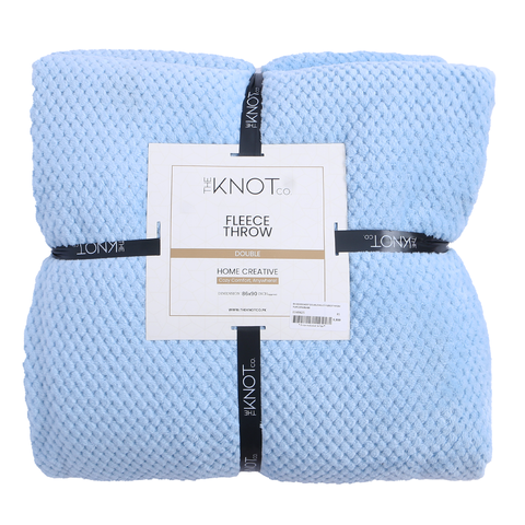 Luxury Plush Fleece throw ( 86 x 90 ) - The Knotco -