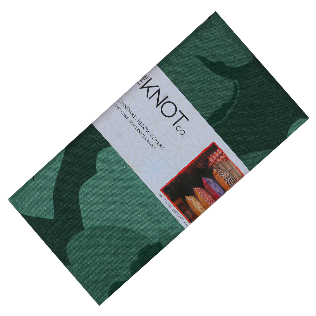 Cotton Printed Pillow Cover - The Knotco -