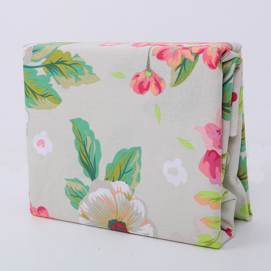 Single Cotton Printed Bedsheet Set TC-150