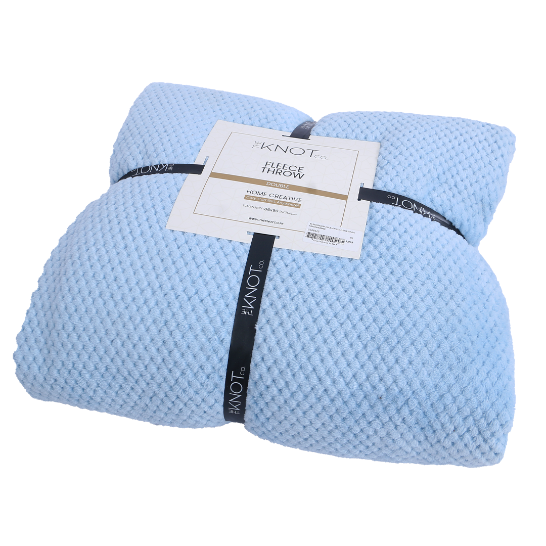 Luxury Plush Fleece throw ( 86 x 90 ) - The Knotco -