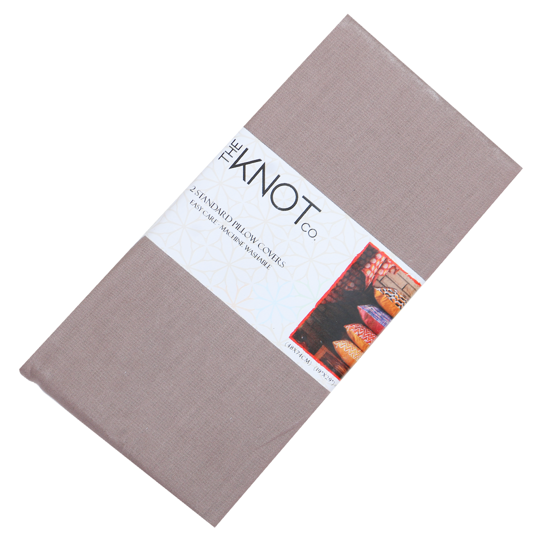Dyed Plain Pillow Cover - The Knotco -