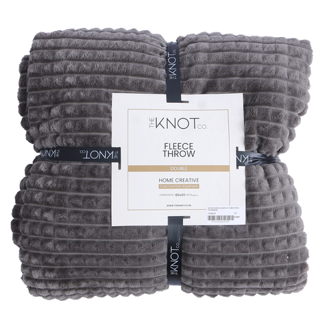 Luxury Plush Fleece throw ( 86 x 90 ) - The Knotco -