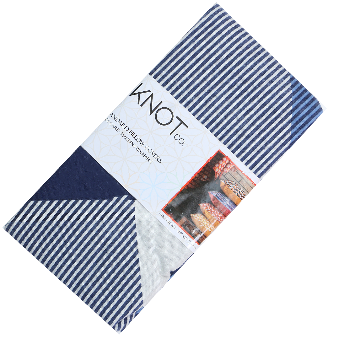 Cotton Printed Pillow Cover - The Knotco -