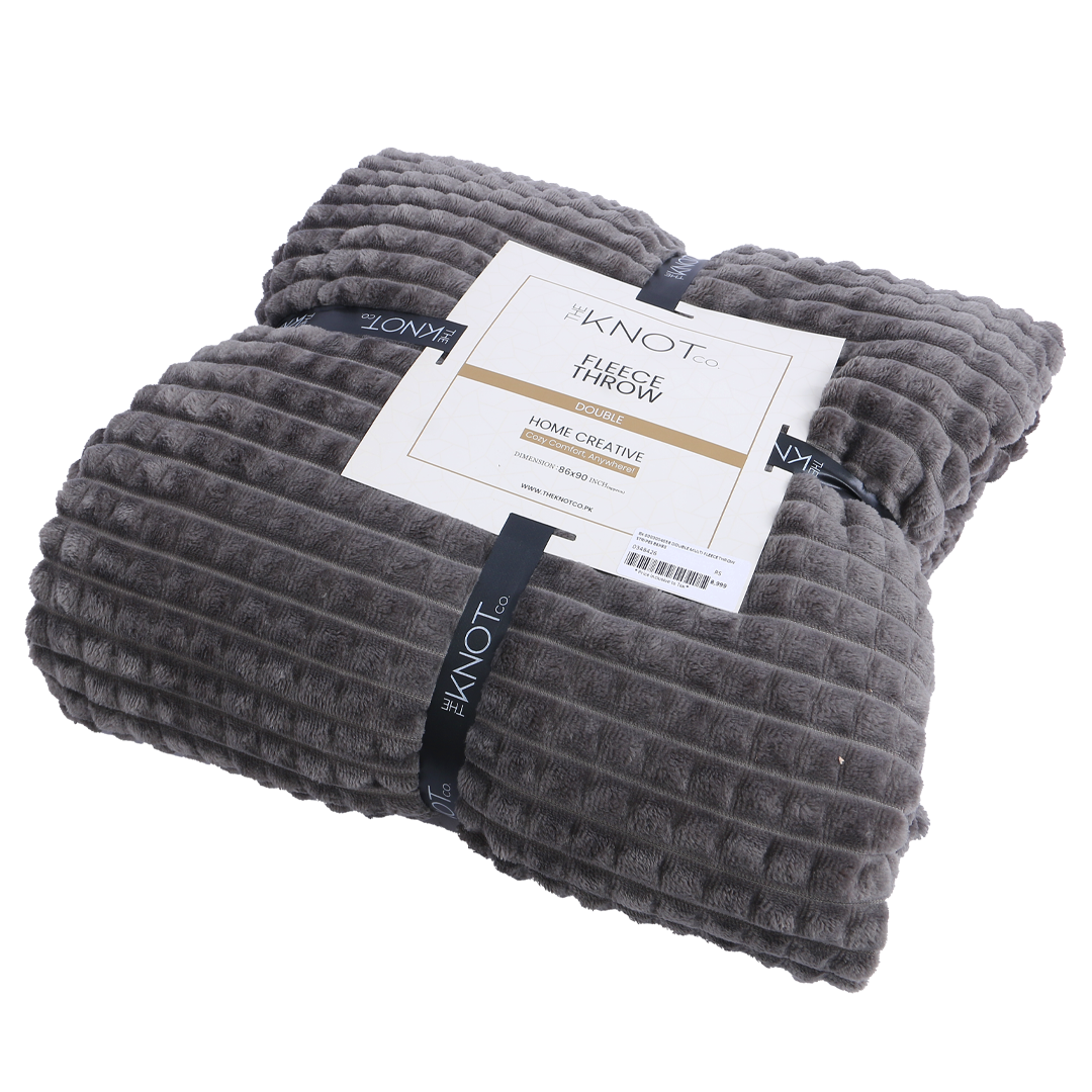Luxury Plush Fleece throw ( 86 x 90 ) - The Knotco -