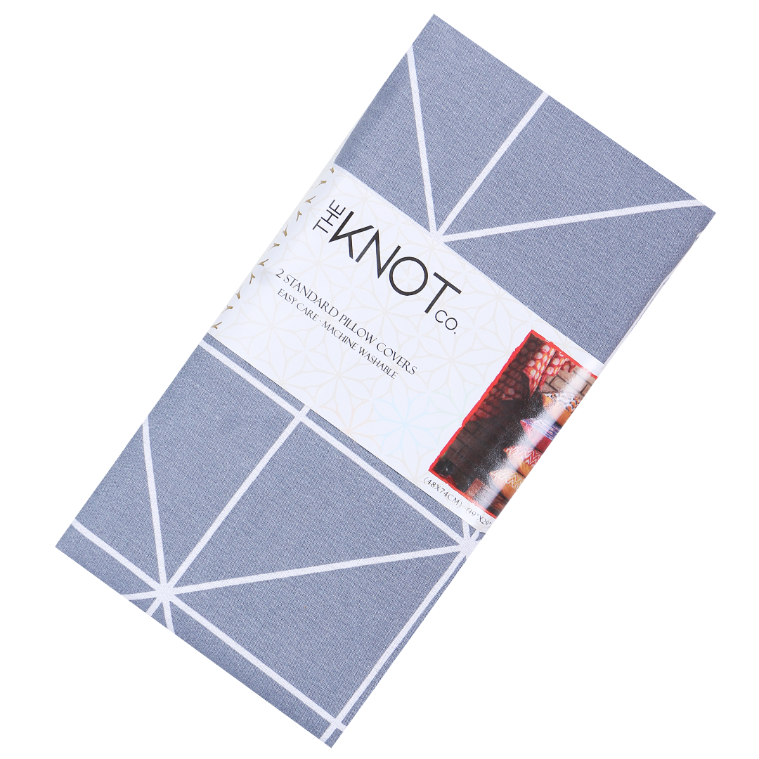 Cotton Printed Pillow Cover - The Knotco -