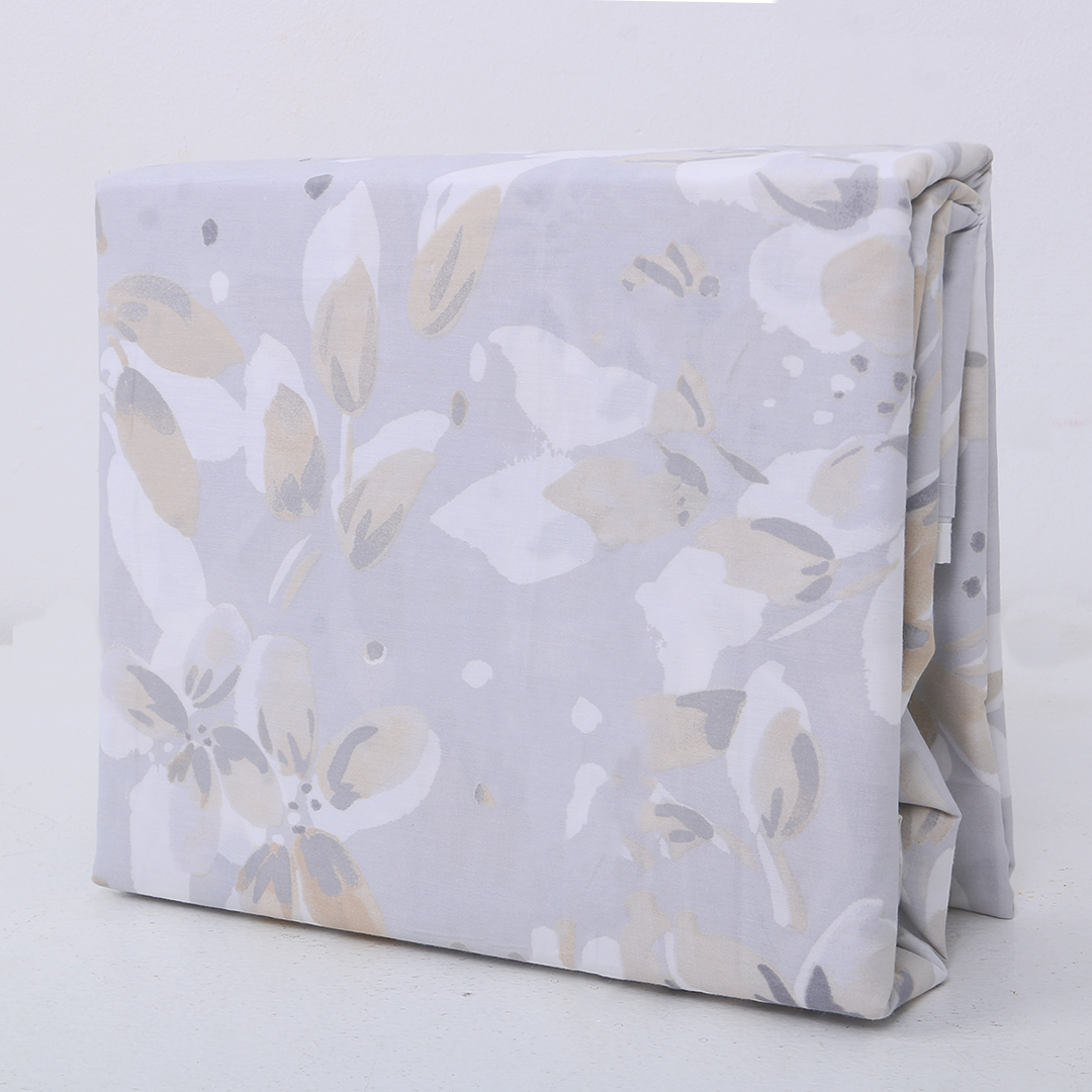 Single Cotton Printed Bedsheet Set TC-150