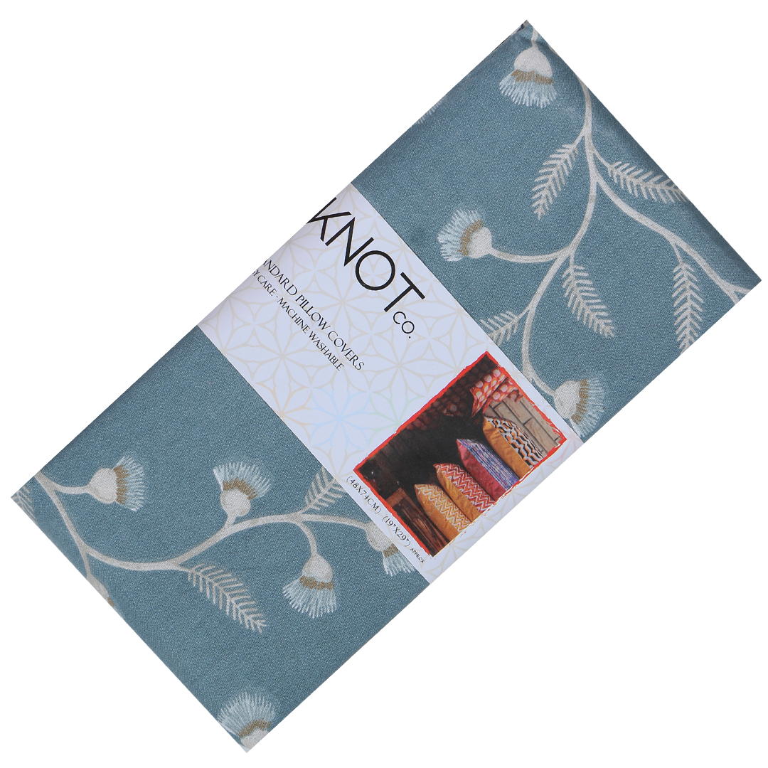 Cotton Printed Pillow Cover - The Knotco -
