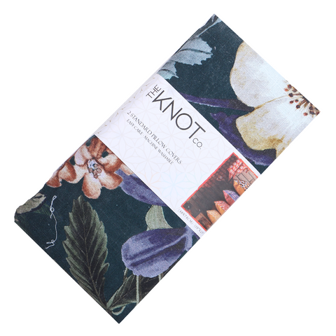Cotton Printed Pillow Cover - The Knotco -