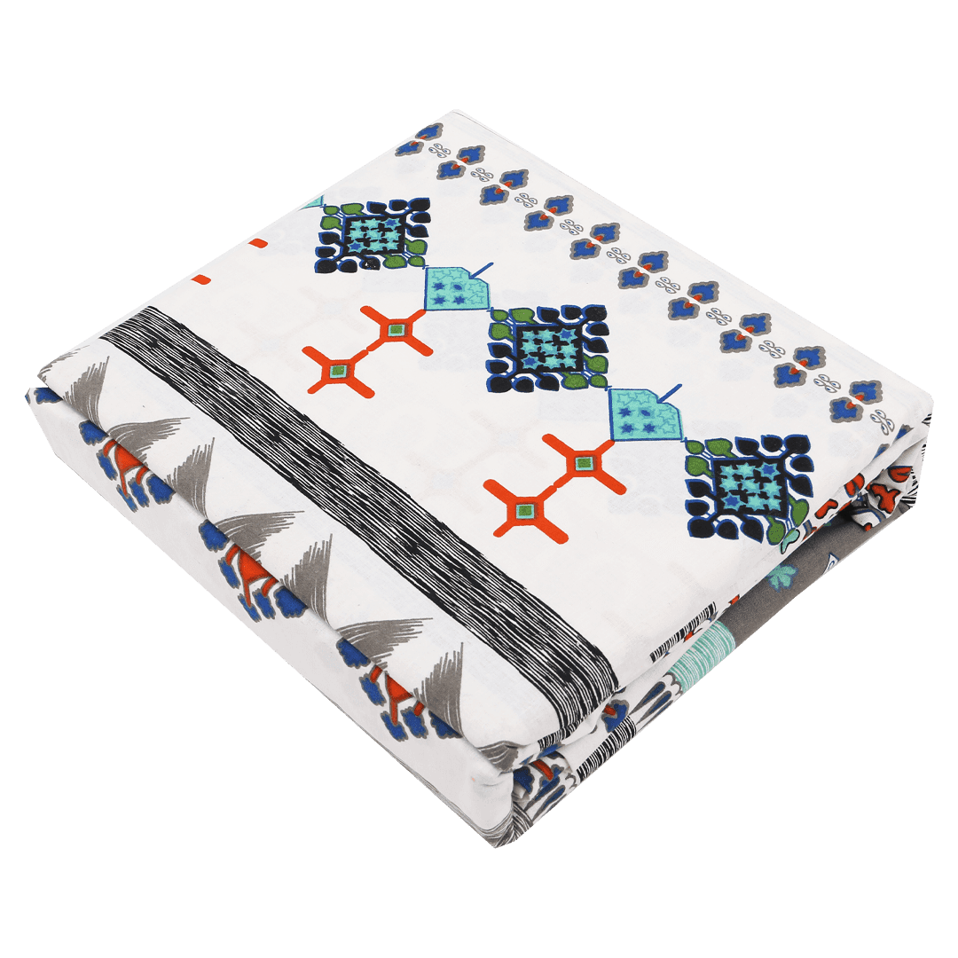 Knotco Printed Cotton Rich Bedsheet Set TC-150