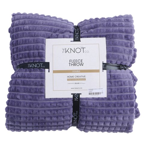 Luxury Plush Fleece throw ( 86 x 90 ) - The Knotco -
