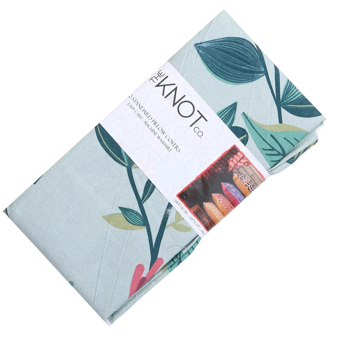 Cotton Printed Pillow Cover - The Knotco