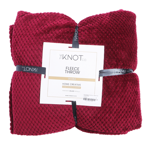 Luxury Plush Fleece throw ( 86 x 90 ) - The Knotco -