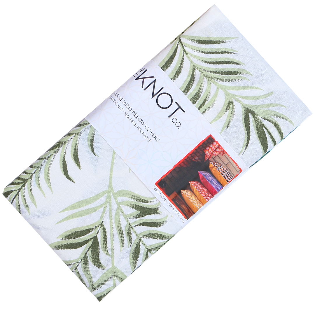 Cotton printed Pillow Cover - The Knotco -