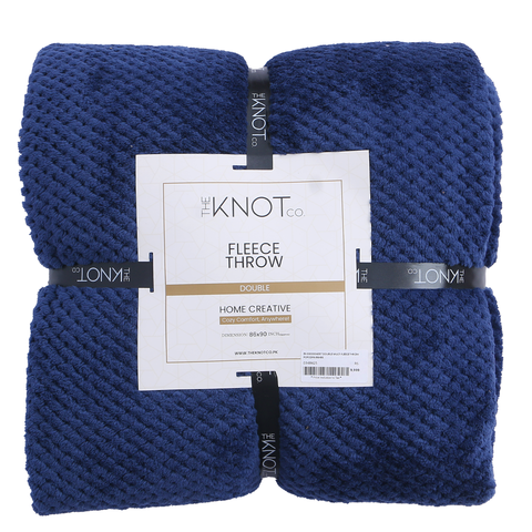 Luxury Plush Fleece throw ( 86 x 90 ) - The Knotco -