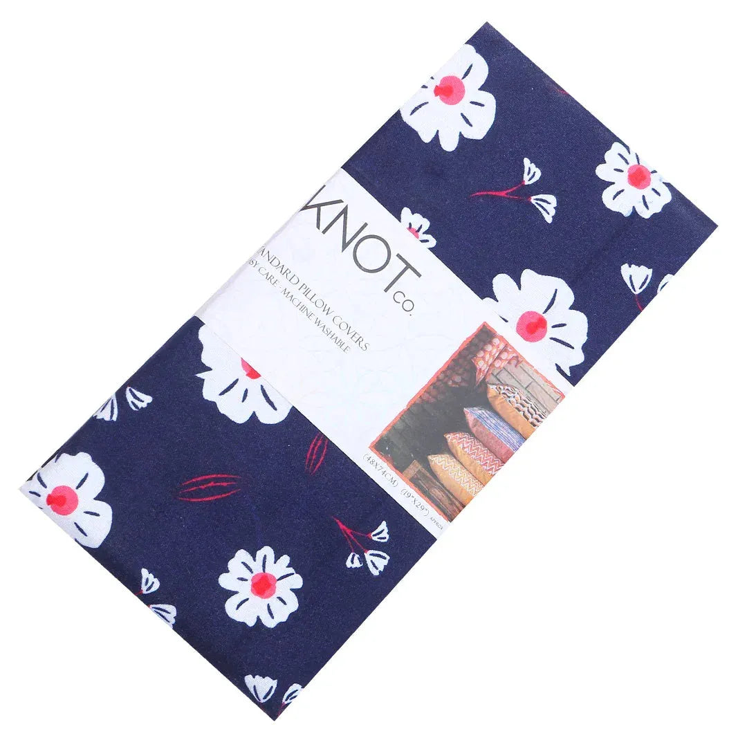 Cotton Printed Pillow Cover - The Knotco