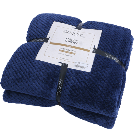 Luxury Plush Fleece throw ( 86 x 90 ) - The Knotco -