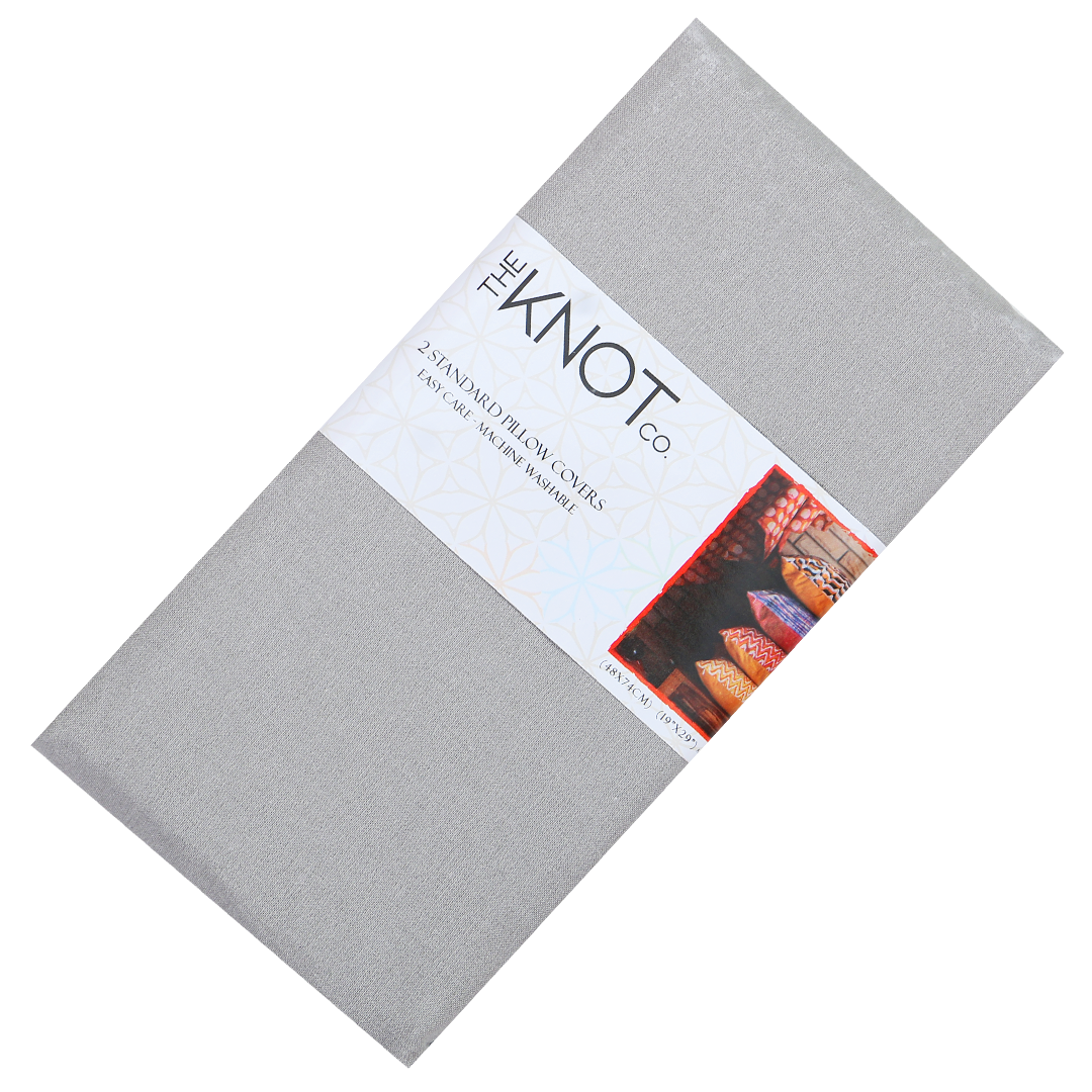 Dyed Plain Pillow Cover - The Knotco -