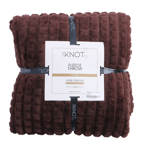 Luxury Plush Fleece throw ( 86 x 90 ) - The Knotco -