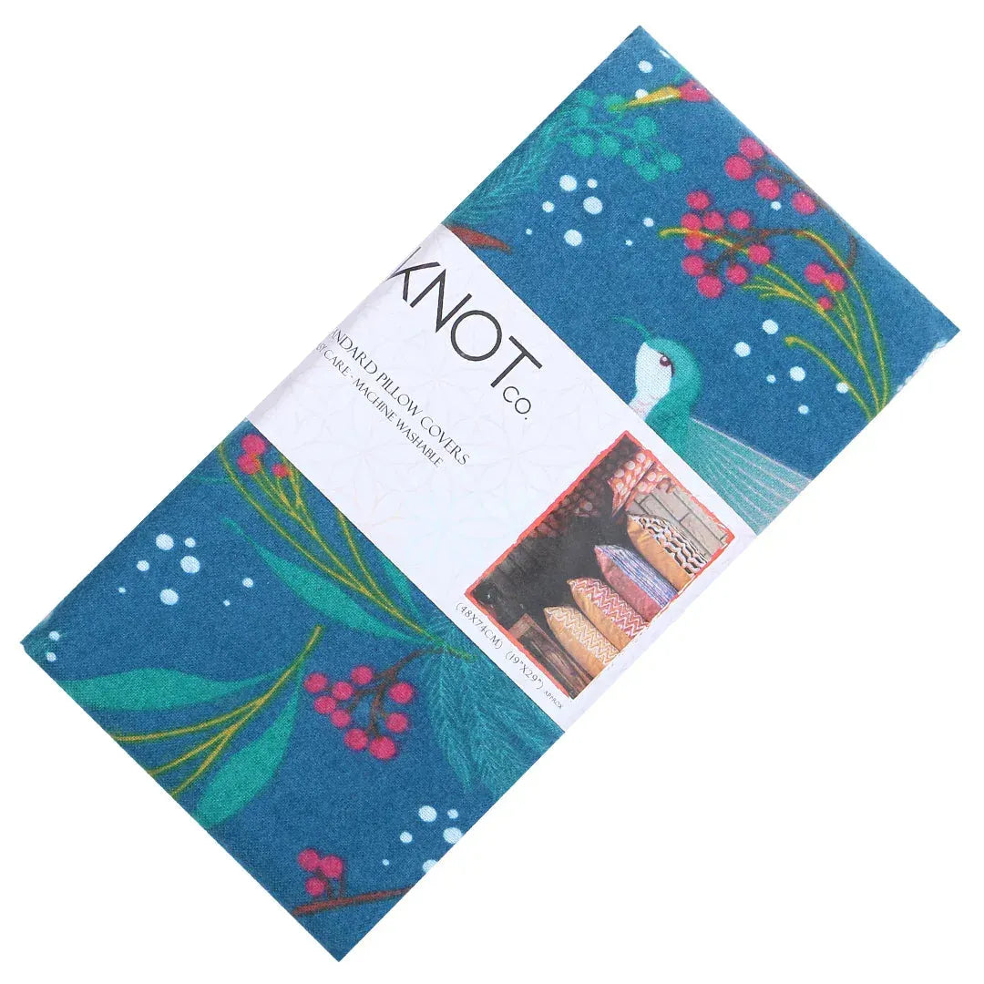 Cotton Printed Pillow Cover - The Knotco