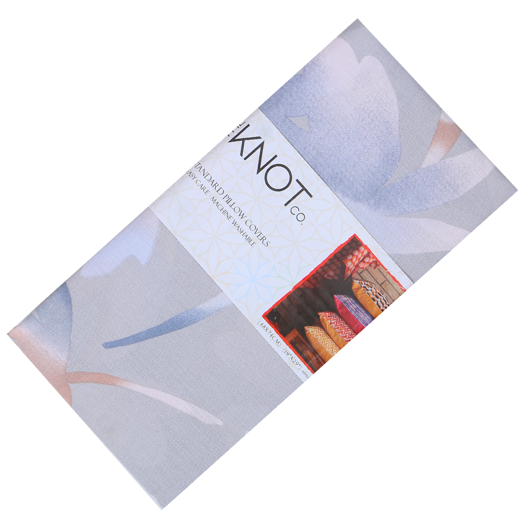 Cotton Printed Pillow Cover - The Knotco -