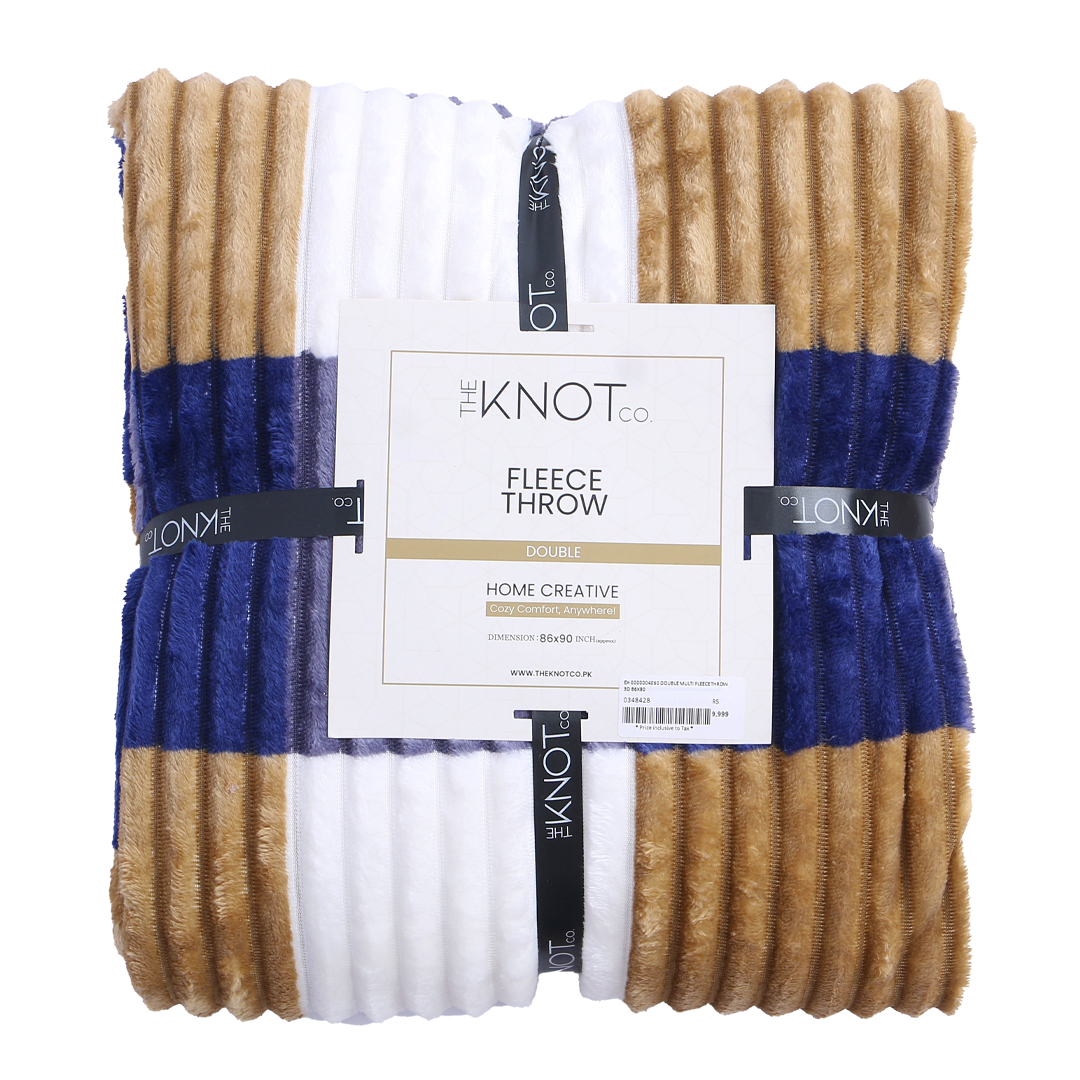 Luxury Plush Fleece throw ( 86 x 90 ) - The Knotco -