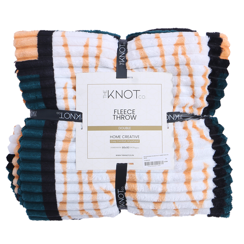 Luxury Plush Fleece throw ( 86 x 90 ) - The Knotco -