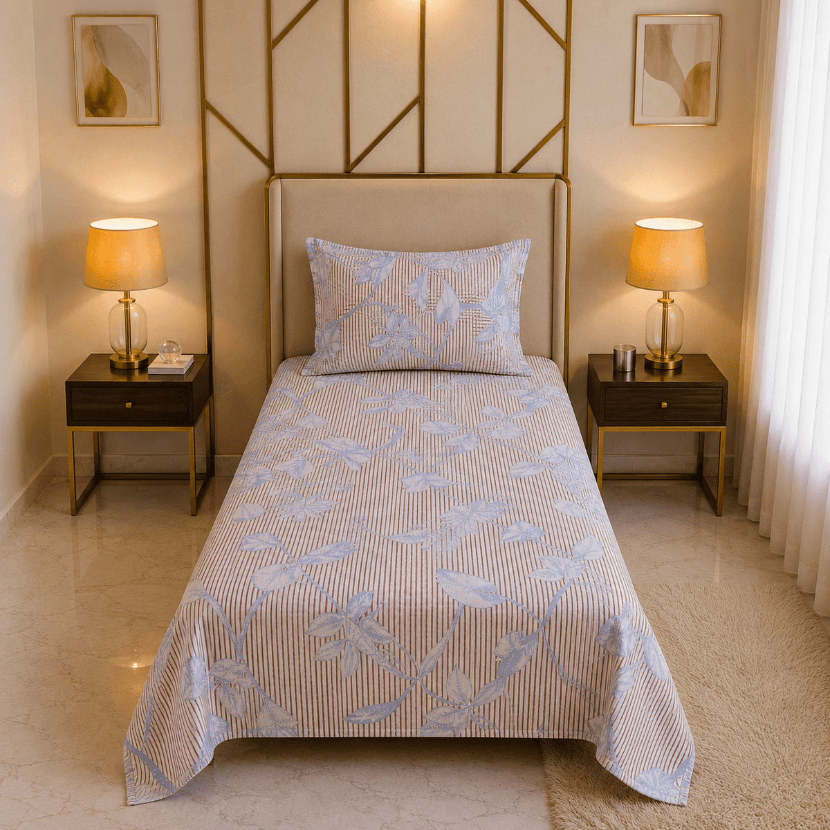 Single Percale Bedsheet Set TC-180
