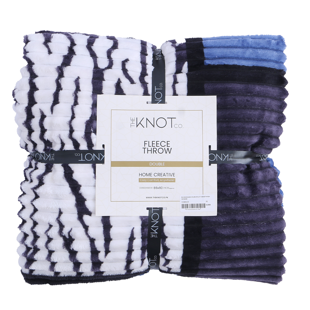 Luxury Plush Fleece throw ( 86 x 90 ) - The Knotco -