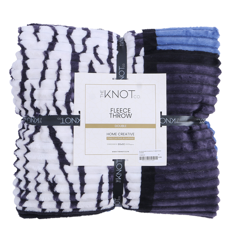 Luxury Plush Fleece throw ( 86 x 90 ) - The Knotco -