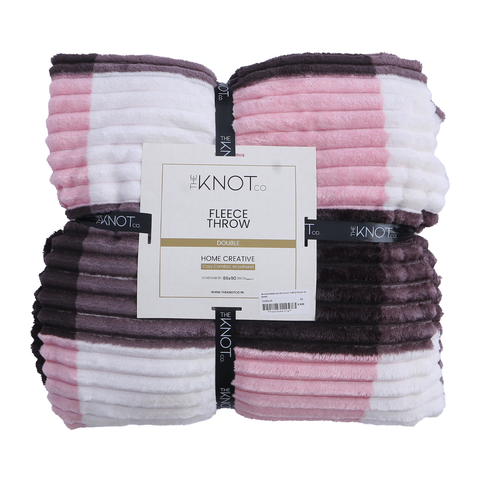 Luxury Plush Fleece throw ( 86 x 90 ) - The Knotco -