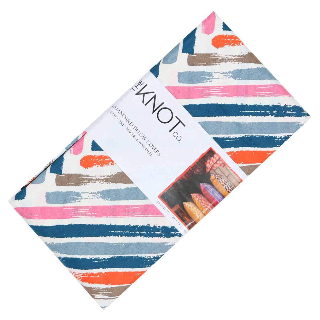 Cotton Printed Pillow Cover - The Knotco -