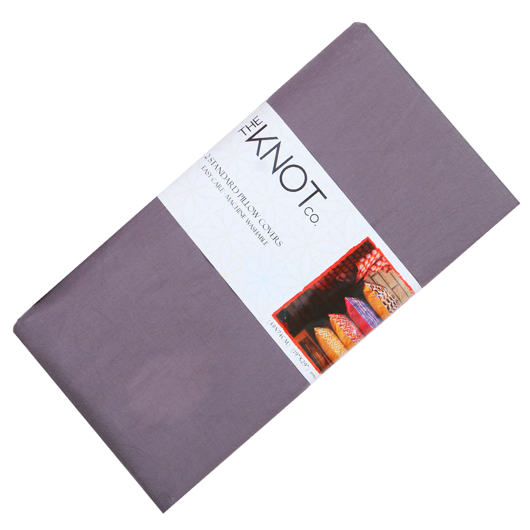 Dyed Plain Pillow Cover - The Knotco -