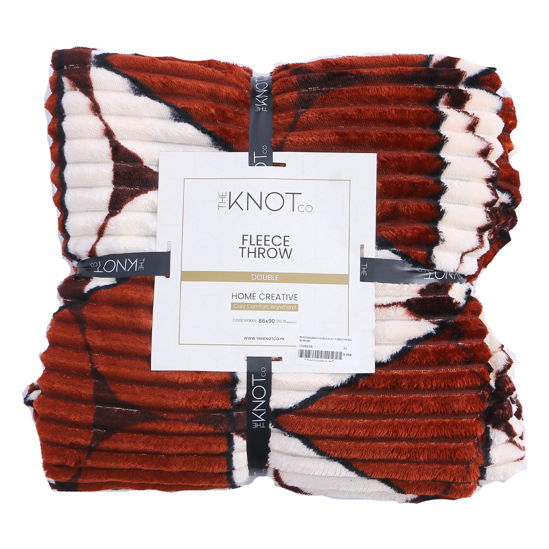 Luxury Plush Fleece throw ( 86 x 90 ) - The Knotco -