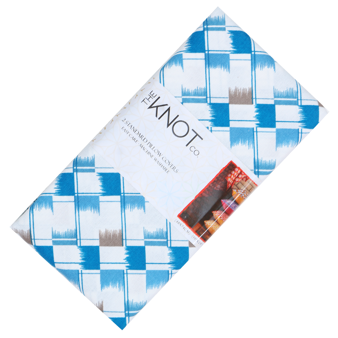 Cotton Printed Pillow Cover - The Knotco -