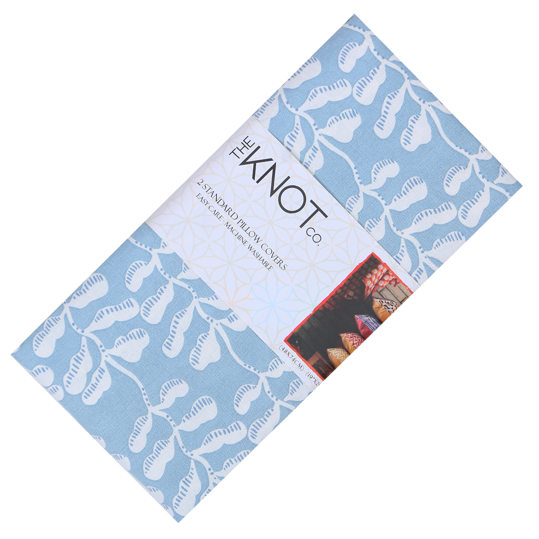 Cotton Printed Pillow Cover - The Knotco -