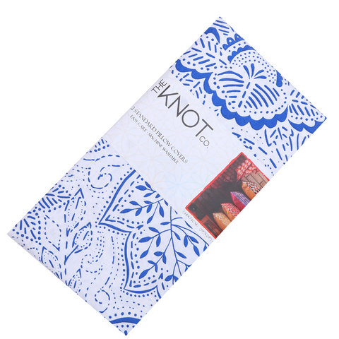 Cotton Printed Pillow Cover - The Knotco -