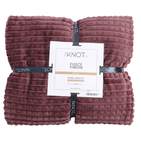 Luxury Plush Fleece throw ( 86 x 90 ) - The Knotco -