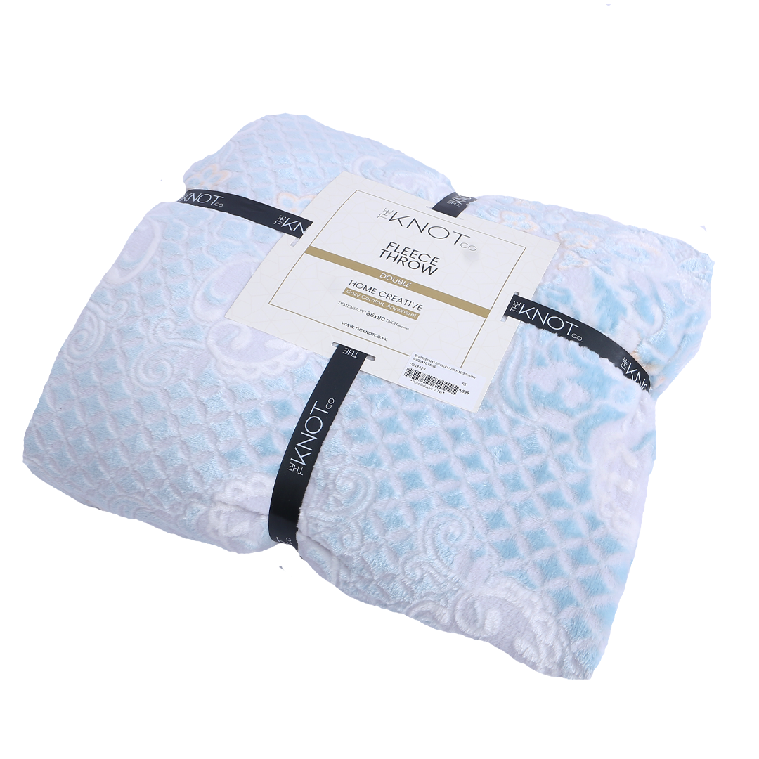 Luxury Plush Fleece throw ( 86 x 90 ) - The Knotco -