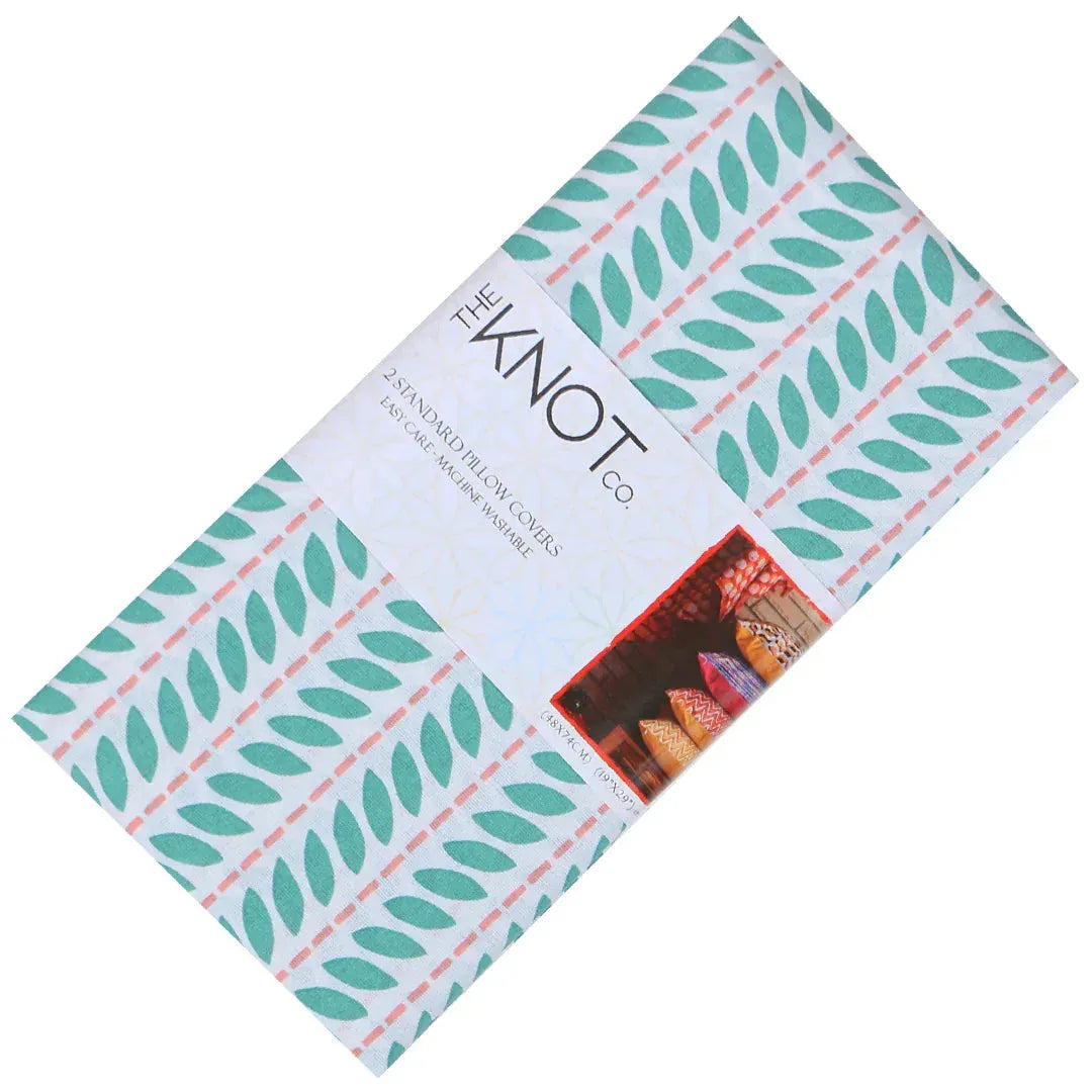 Cotton Printed Pillow Cover - The Knotco