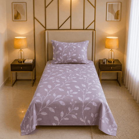 Knotco Printed Cotton Rich Bedsheet Set TC-150