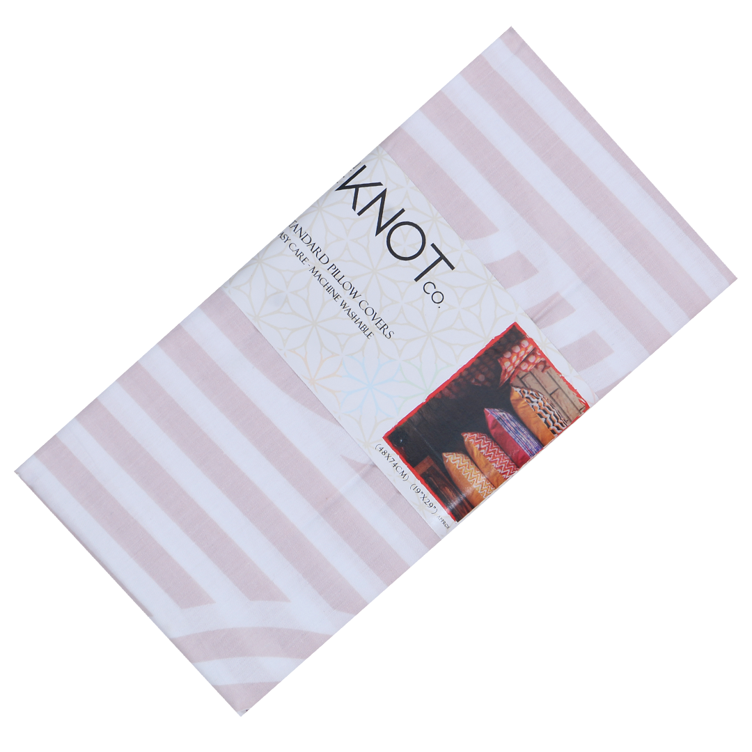 Cotton Printed Pillow Cover - The Knotco -