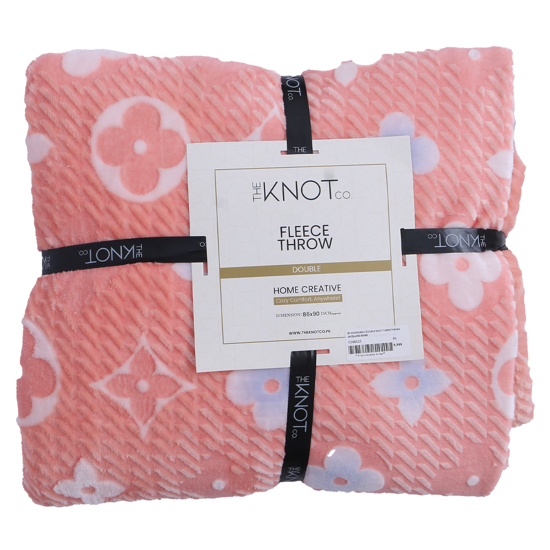 Luxury Plush Fleece throw ( 86 x 90 ) - The Knotco -