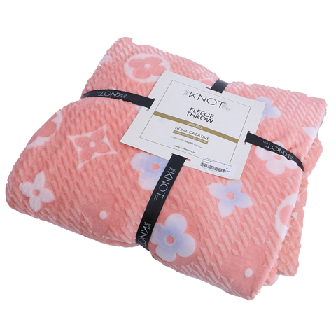 Luxury Plush Fleece throw ( 86 x 90 ) - The Knotco -