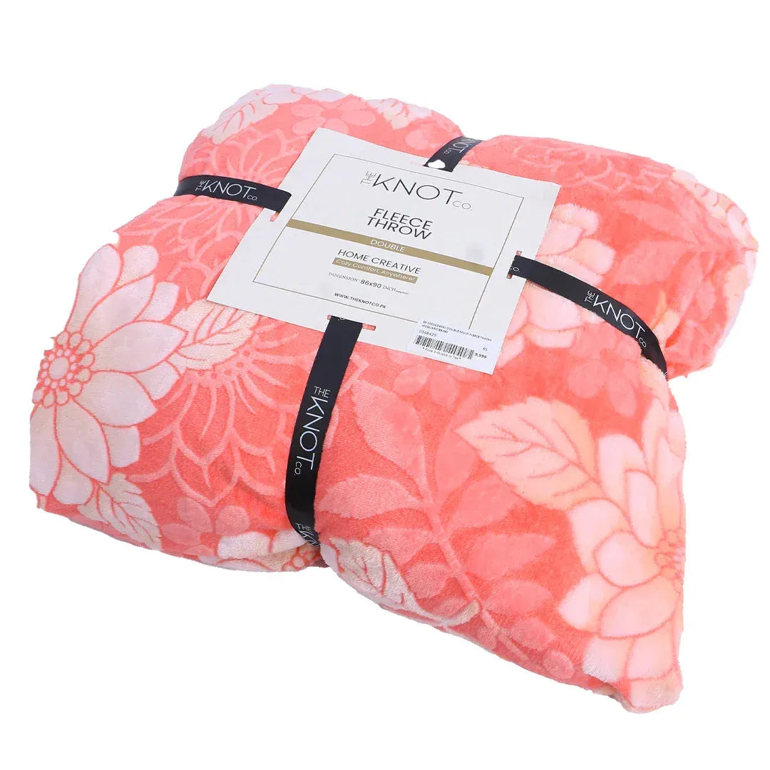 Luxury Plush Fleece throw ( 86 x 90 ) - The Knotco