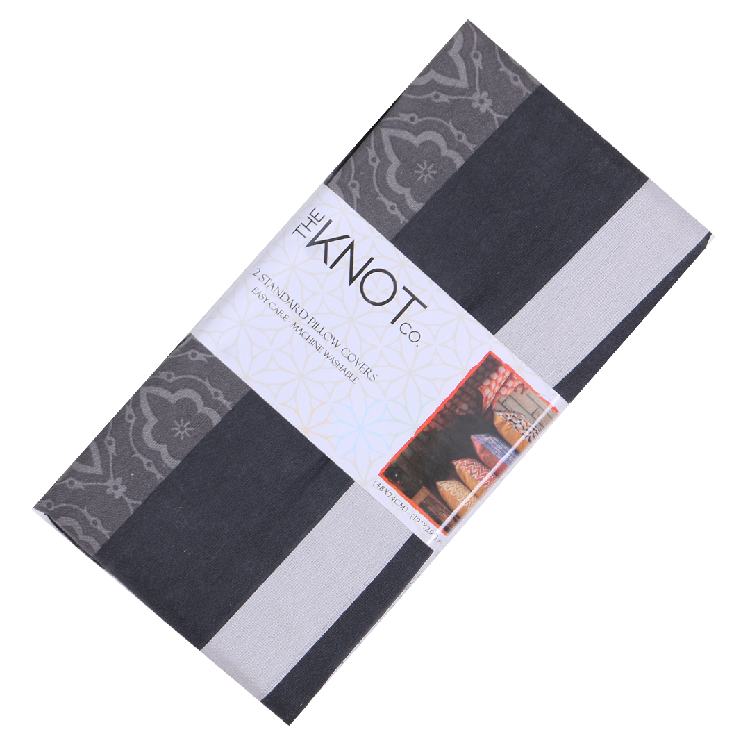 Cotton Printed Pillow Cover - The Knotco -