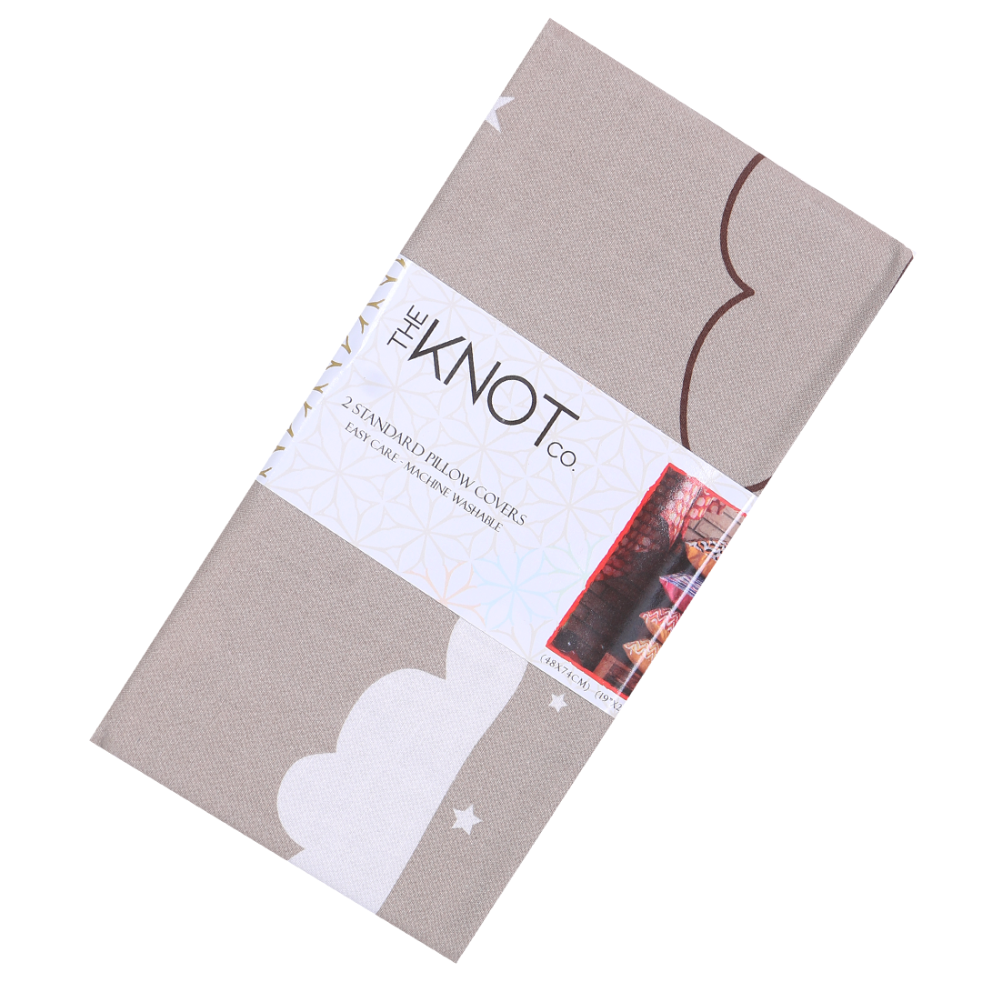 Cotton Printed Pillow Cover - The Knotco -