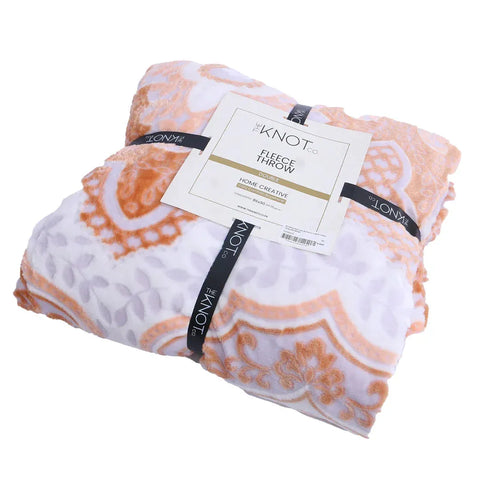 Luxury Plush Fleece throw ( 86 x 90 ) - The Knotco