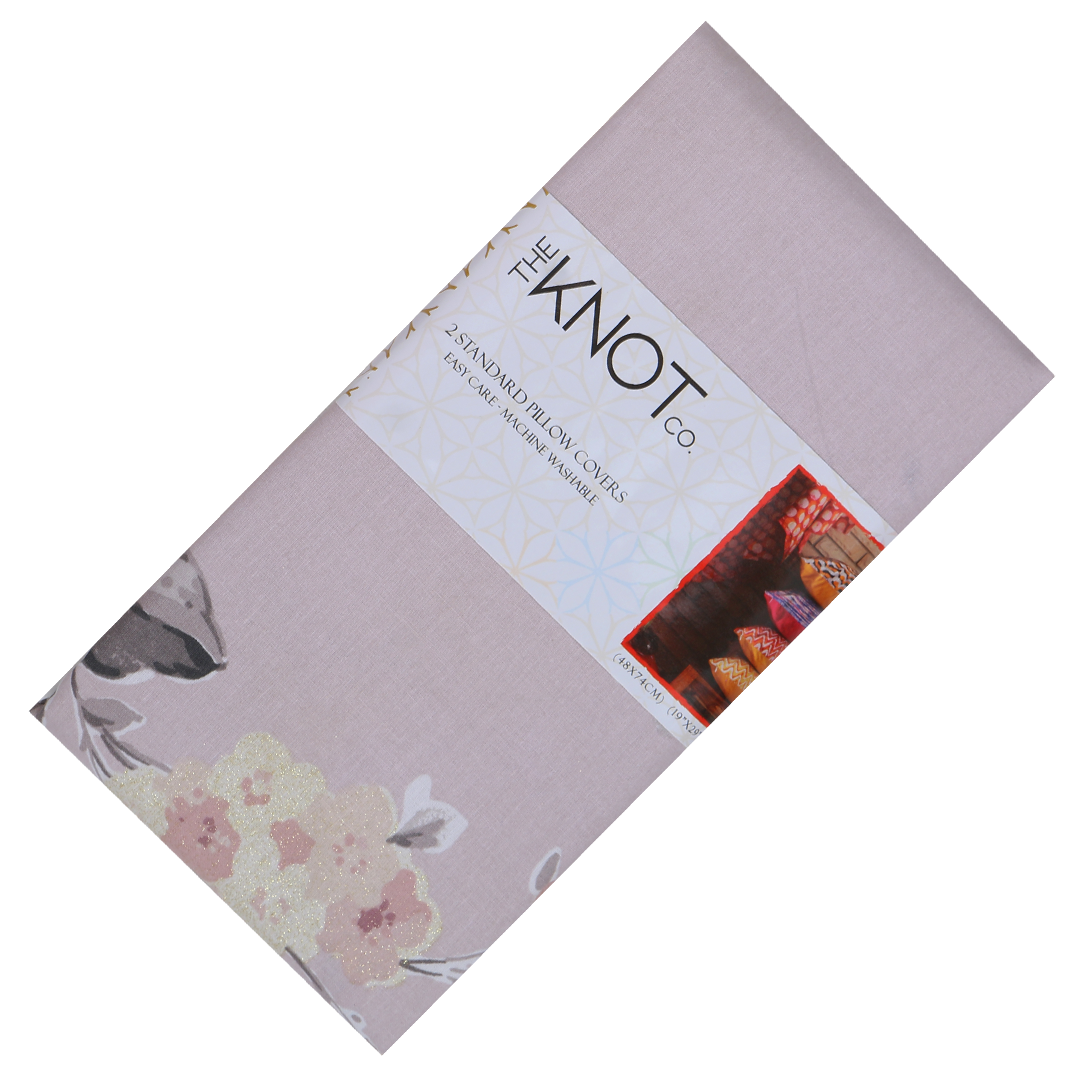 Cotton Printed Pillow Cover - The Knotco -